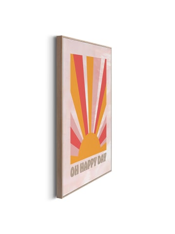 Orangewallz 2er-Set: Gerahmte Kunstdrucke