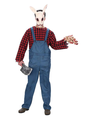 CHAKS 2tlg. Kostüm "Lumberjack Bunny" in Blau