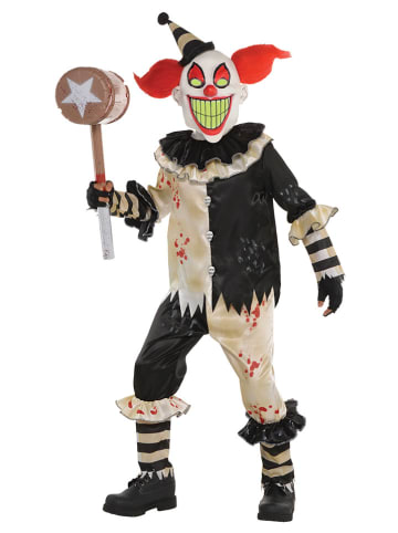 amscan 3tlg. Kostüm "Carnival Nightmare" in Schwarz/ Beige