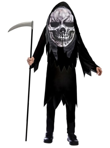 amscan 2tlg. Kostüm "Grim Reaper" in Schwarz/ Grau