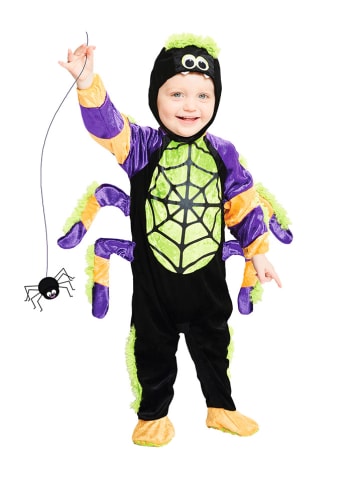amscan 2-częściowy kostium "Little Spooky Spider" w kolorze fioletowo-czarno-białym