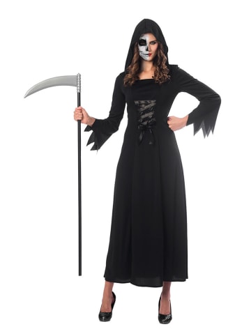 amscan Kostuumjurk "Grim Reaper" zwart