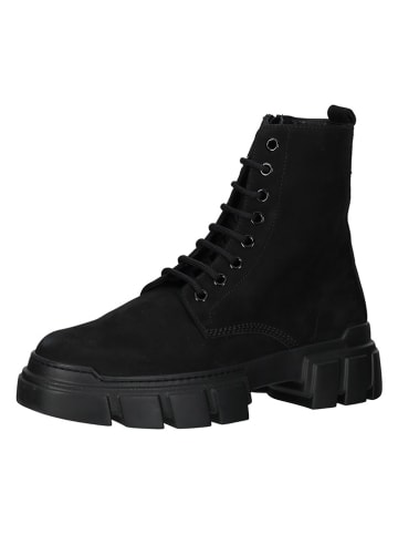 Högl Leder-Boots in Schwarz