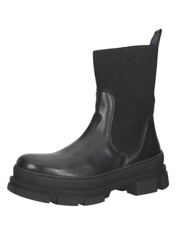 Steve Madden Leder-Boots in Schwarz