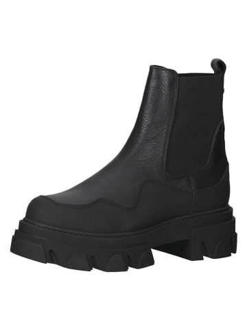 Steve Madden Leder-Chelsea-Boots in Schwarz
