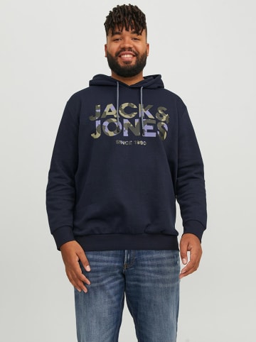 JACK & JONES PLUS Bluza w kolorze granatowym