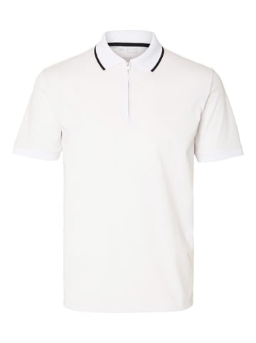 SELECTED HOMME Koszulka polo "Dan" w kolorze białym