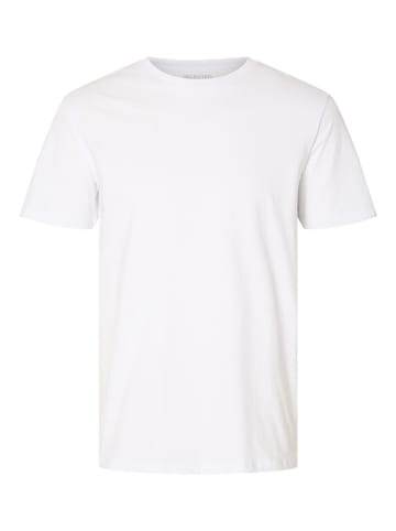 SELECTED HOMME Koszulka "Dan" w kolorze białym