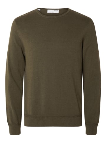 SELECTED HOMME Sweter "Dan" w kolorze khaki