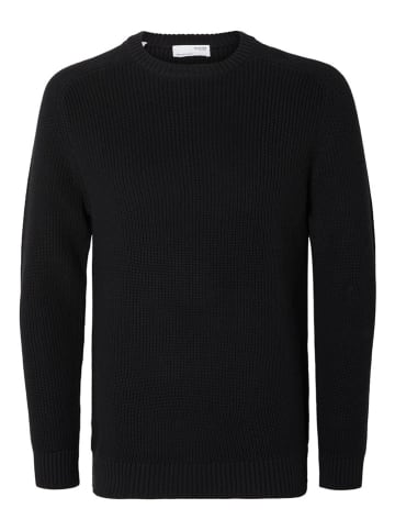 SELECTED HOMME Sweter "Dan" w kolorze czarnym