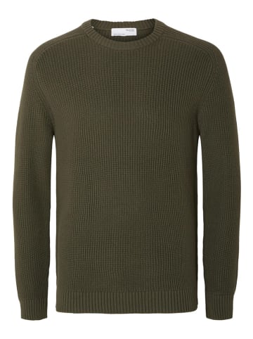 SELECTED HOMME Sweter "Dan" w kolorze khaki