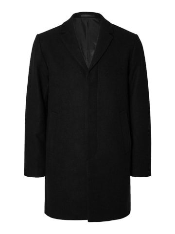 SELECTED HOMME Płaszcz przejściowy "Dan" w kolorze czarnym