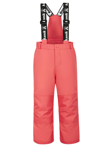 Kamik Spodnie narciarskie "Regan" w kolorze różowym