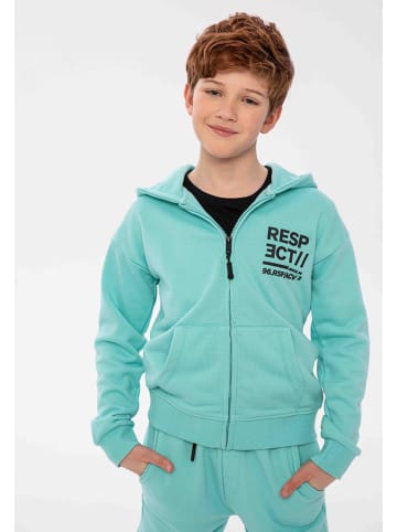 Minoti Sweatvest mintgroen