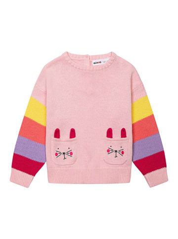 Minoti Sweter w kolorze jasnoróżowym