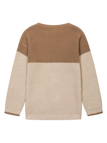Minoti Sweter w kolorze beżowo-jasnobrązowym