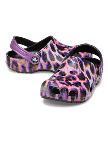 Crocs Crocs "Animal" in Schwarz/ Rosa