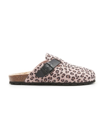 billowy Pantoffels bruin/lichtroze