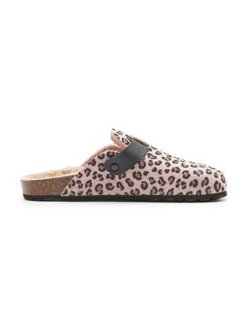 billowy Pantoffels bruin/lichtroze