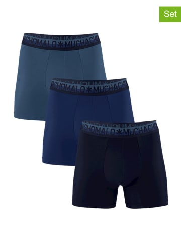 Muchachomalo 3-delige set: boxershorts donkerblauw/zwart