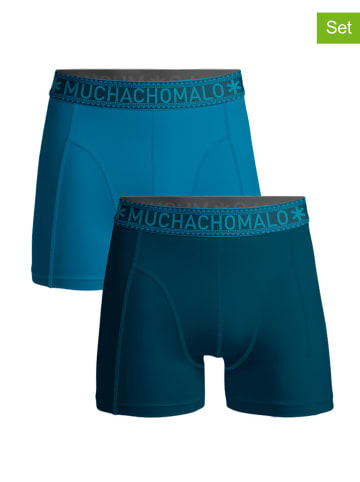 Muchachomalo 2-delige set: boxershorts blauw/donkerblauw