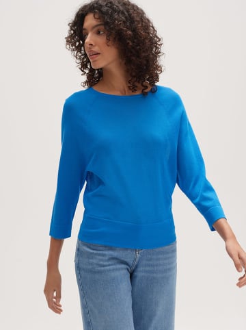 OPUS Sweter "Potura" w kolorze niebieskim
