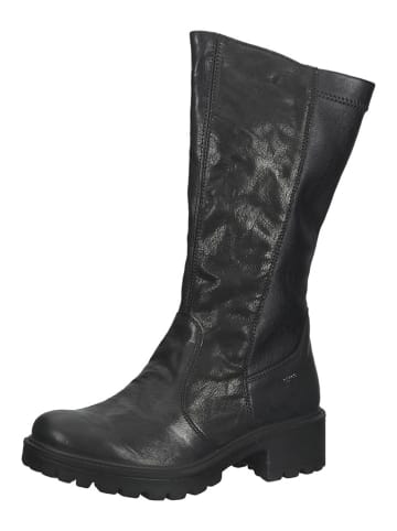 Igi&Co Leder-Stiefel in Schwarz