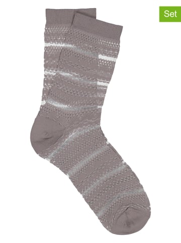 Kunert 3-delige set: sokken taupe