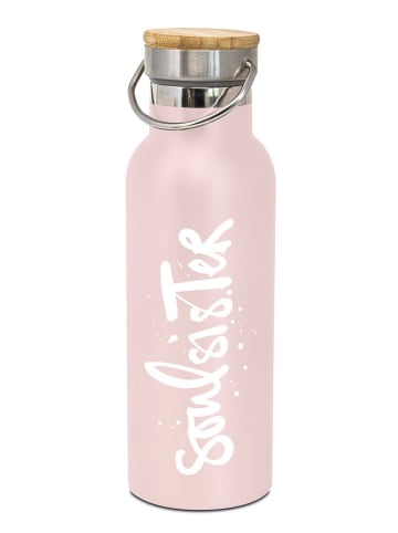ppd Edelstahl-Trinkflasche "Soulsister" in Rosa - 500 ml