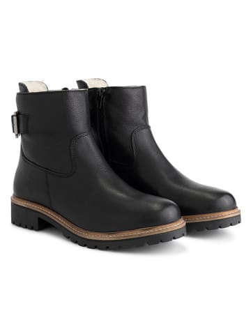 TRAVELIN' Leren boots "Kammerfoss" zwart