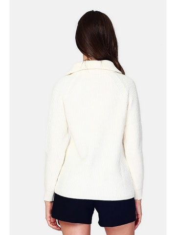 William de Faye Cardigan in Weiß