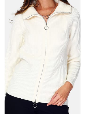 William de Faye Cardigan in Weiß