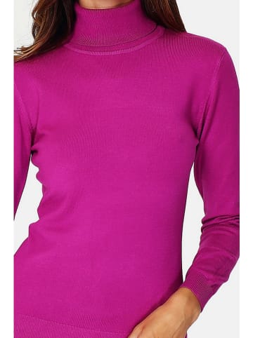 William de Faye Rollkragenpullover in Pink