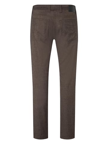 MAC Spodnie "Arne" w kolorze brązowym