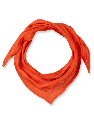 Sense Organics Driehoekige sjaal "Elim" oranje