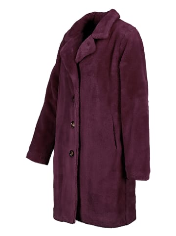 Eight2Nine Płaszcz pluszowy w kolorze fioletowym