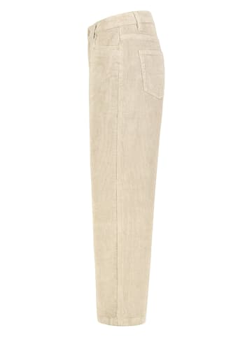Eight2Nine Spodnie sztruksowe - Wide leg - w kolorze piaskowym