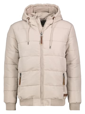 Eight2Nine Doorgestikte jas beige