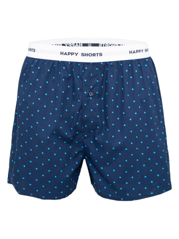 Happy Shorts 3er-Set: Boxershorts in Blau/ Dunkelblau