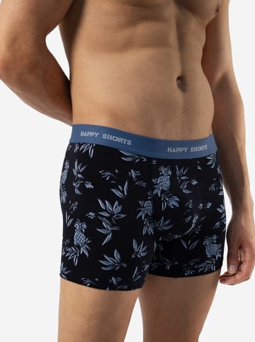 Happy Shorts 3er-Set: Boxershorts in Blau/ Dunkelblau