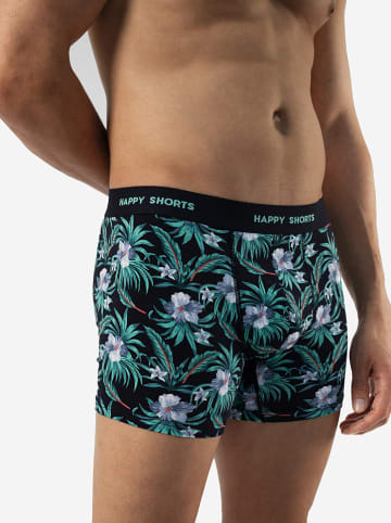 Happy Shorts 3er-Set: Boxershorts in Blau/ Dunkelblau
