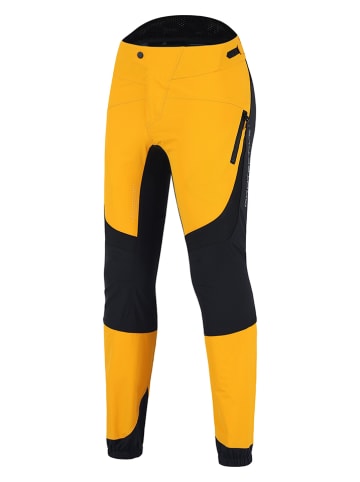 Protective Fietsbroek "Dirty Magic" zwart/geel