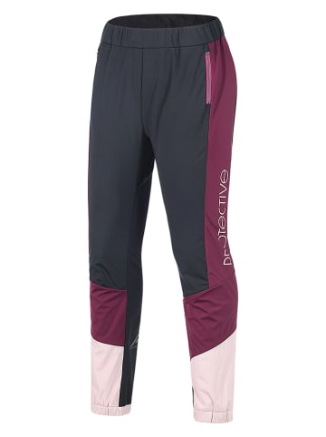 Protective Softshellbroek "Rime Ice" zwart/bordeaux