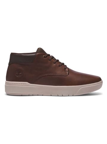 Timberland Leder-Sneakers "Seneca Bay" in Dunkelbraun
