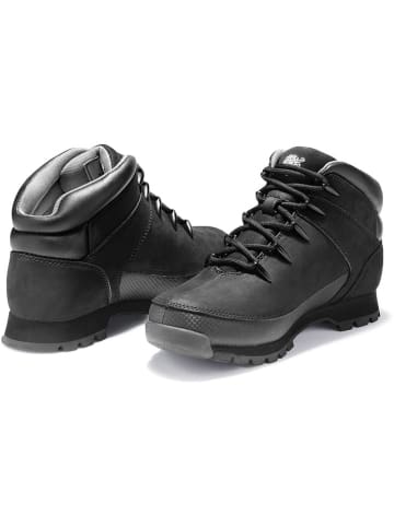 Timberland Leder-Boots "Euro Sprint Hiker" in Schwarz