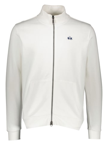 La Martina Sweatjacke in Creme