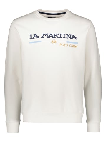 La Martina Bluza w kolorze kremowym