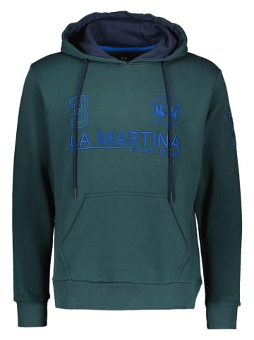 La Martina Hoodie in Dunkelgrün