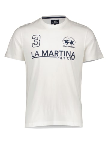 La Martina Koszulka w kolorze kremowym