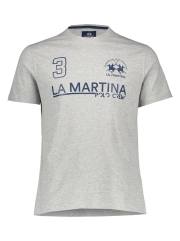 La Martina Koszulka w kolorze jasnoszarym